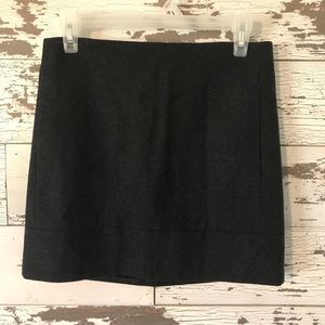 J. Crew Factory Wool skirt Charcoal gray w…